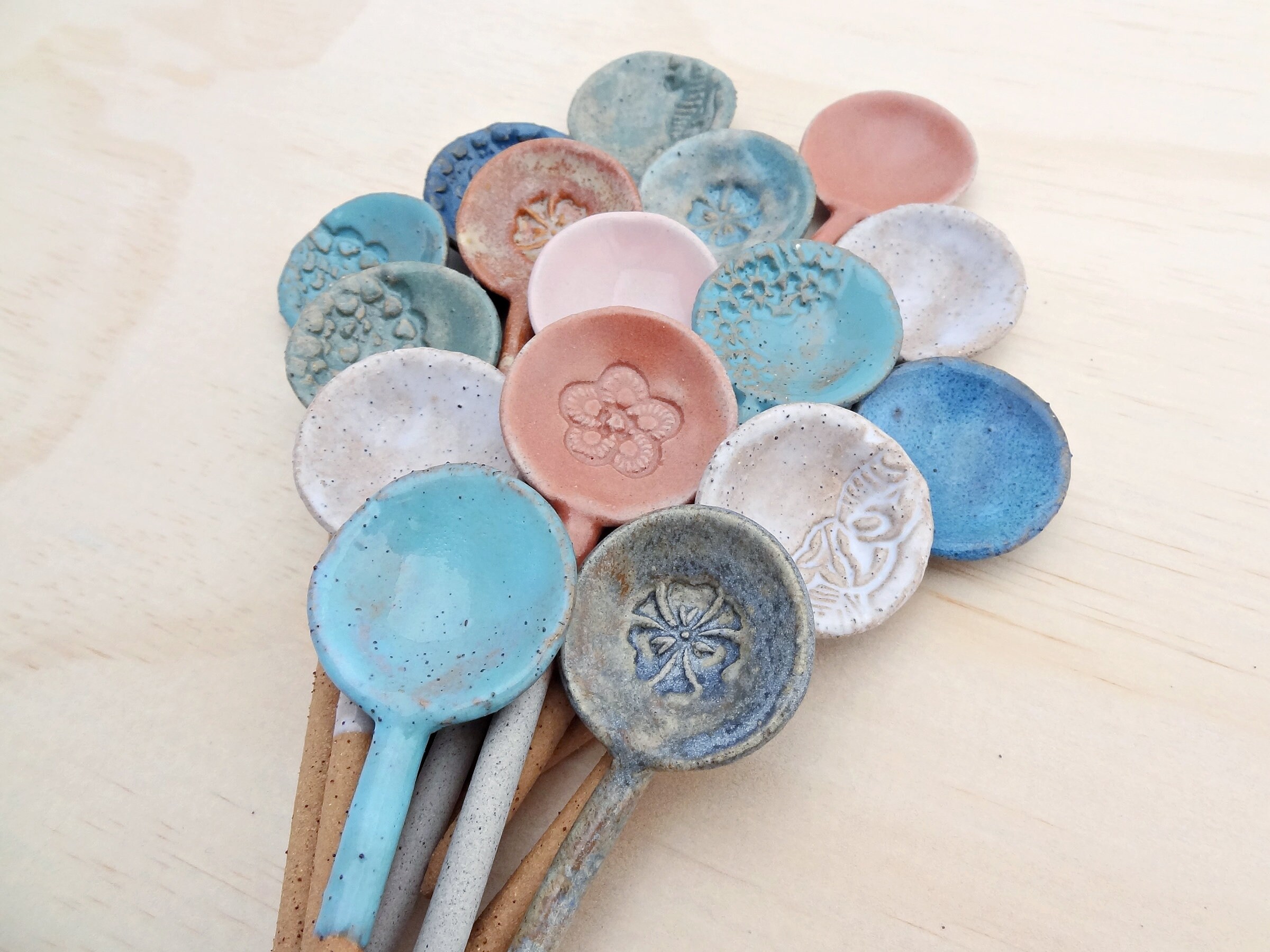 Rustic Ceramic Spoon. Handmade Spoon. Unique Handmade Spoon. Etsy