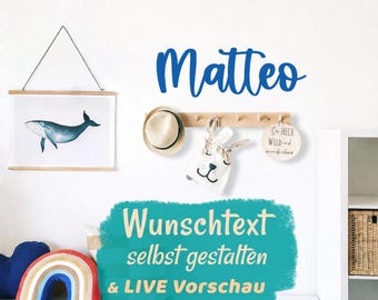 Custom Quote Wall Decal, Door Sign & Nursery Wall Decor, Inspiring Vinyl Quote, Warm Scandinavian Saying Wall Sticker