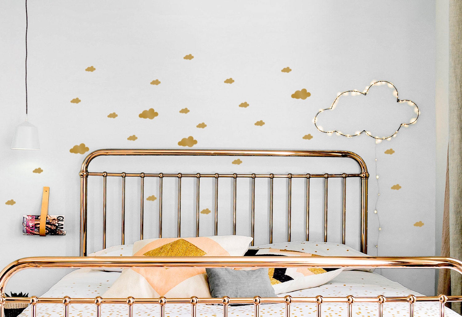 White Clouds Wall Decal Set of 16 or 32 32'' 8cm Etsy