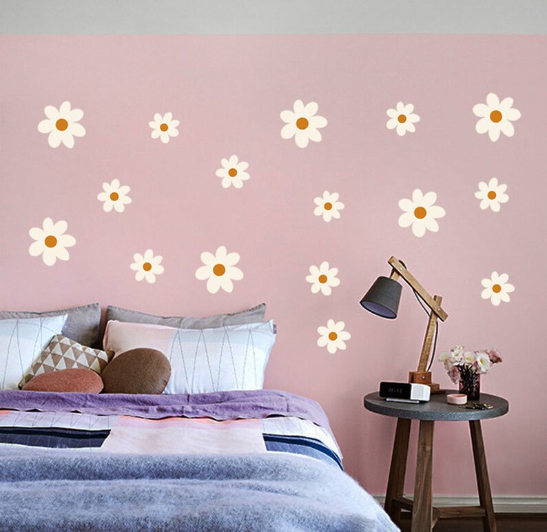 Margeriten Wandsticker Wandtattoo Gänseblümchen Sets Etsy.de