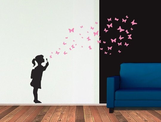 duoyif Wandtattoo Katze Schmetterling Wandtattoo Babyzimmer Wandaufkleber  Katze Schmetterling Wandsticker Wanddeko Für Wohnzimmer Kinderzimmer  Schlafzimmer Tv Hintergrund Flur Tür Fenster Wand : : Baby