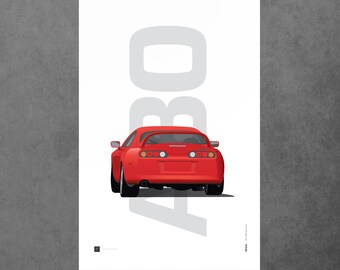 Toyota Supra Turbo A80 Poster - DIGITAL ONLY