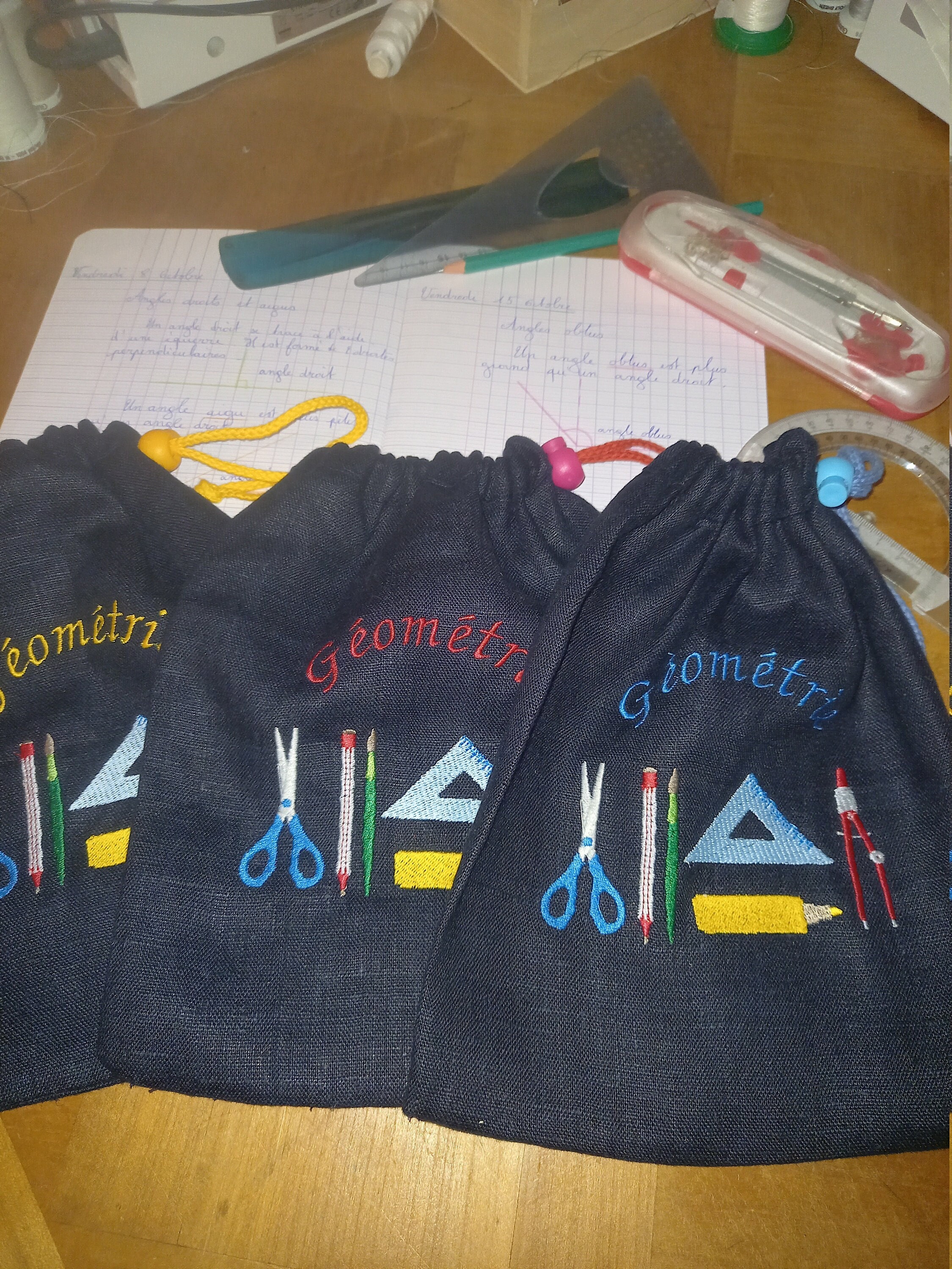 Sac Pour Instruments de Géométrie