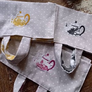 Taartzak met toile de Jouy patroon