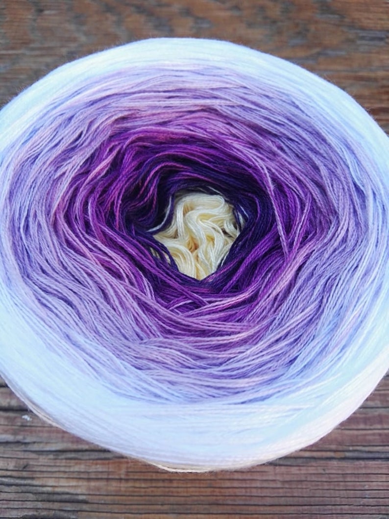 hand dyed multicolor yarn soft cotton-acrylic yarn Picnic Magic Beauty Ball