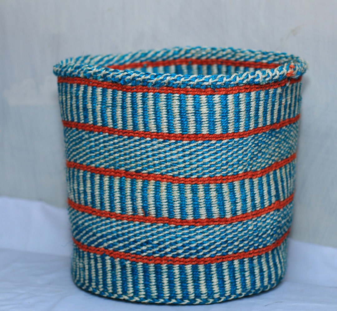 Baskets From Kenya, Kiondo Basket, African Storage Baskets, Mini
