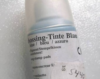 141,67EUR/ L   - Embossing-Tinte für Pigment-Stempelkissen -blau 30ml