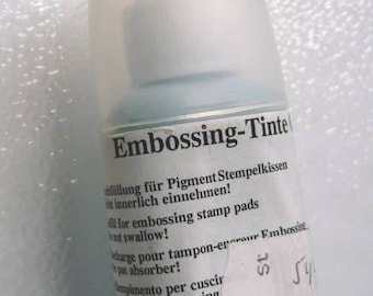 141,67EUR/ L   - Embossing-Tinte für Pigment-Stempelkissen - cyan 30ml