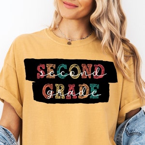 Zweite Klasse Lehrer Shirt, 2.Grad Lehrer Shirt, 2.Grad T-Shirt, Zweite Klasse TShirt, Grundschule, Lehr-T-Shirt, Komfortfarben