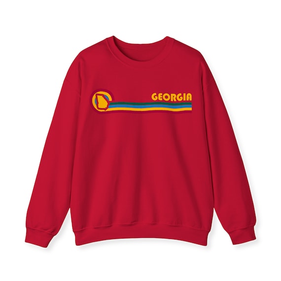 Georgia Sweatshirt for Women Peach State Atlanta Columbus