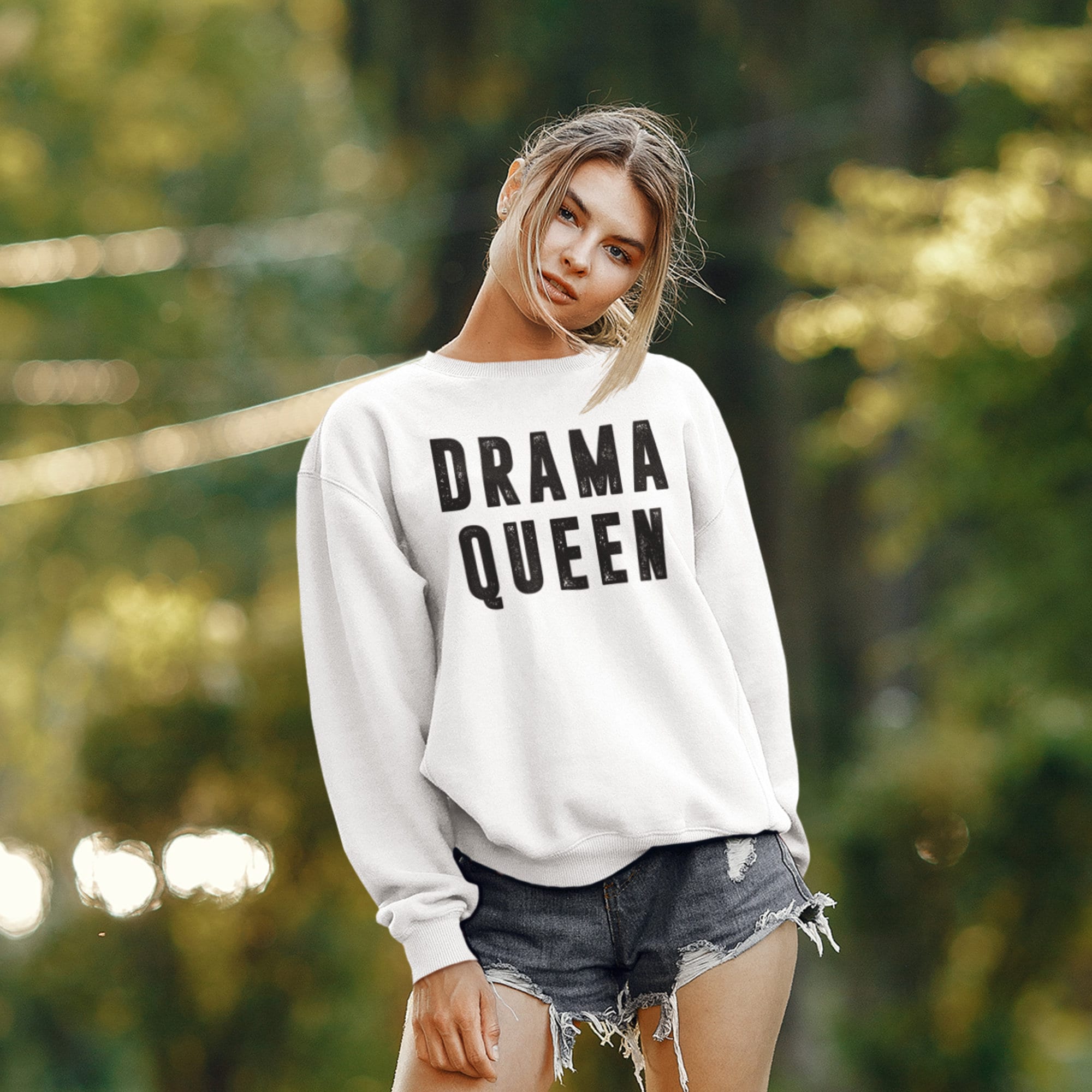 Drama store queen sweatshirt