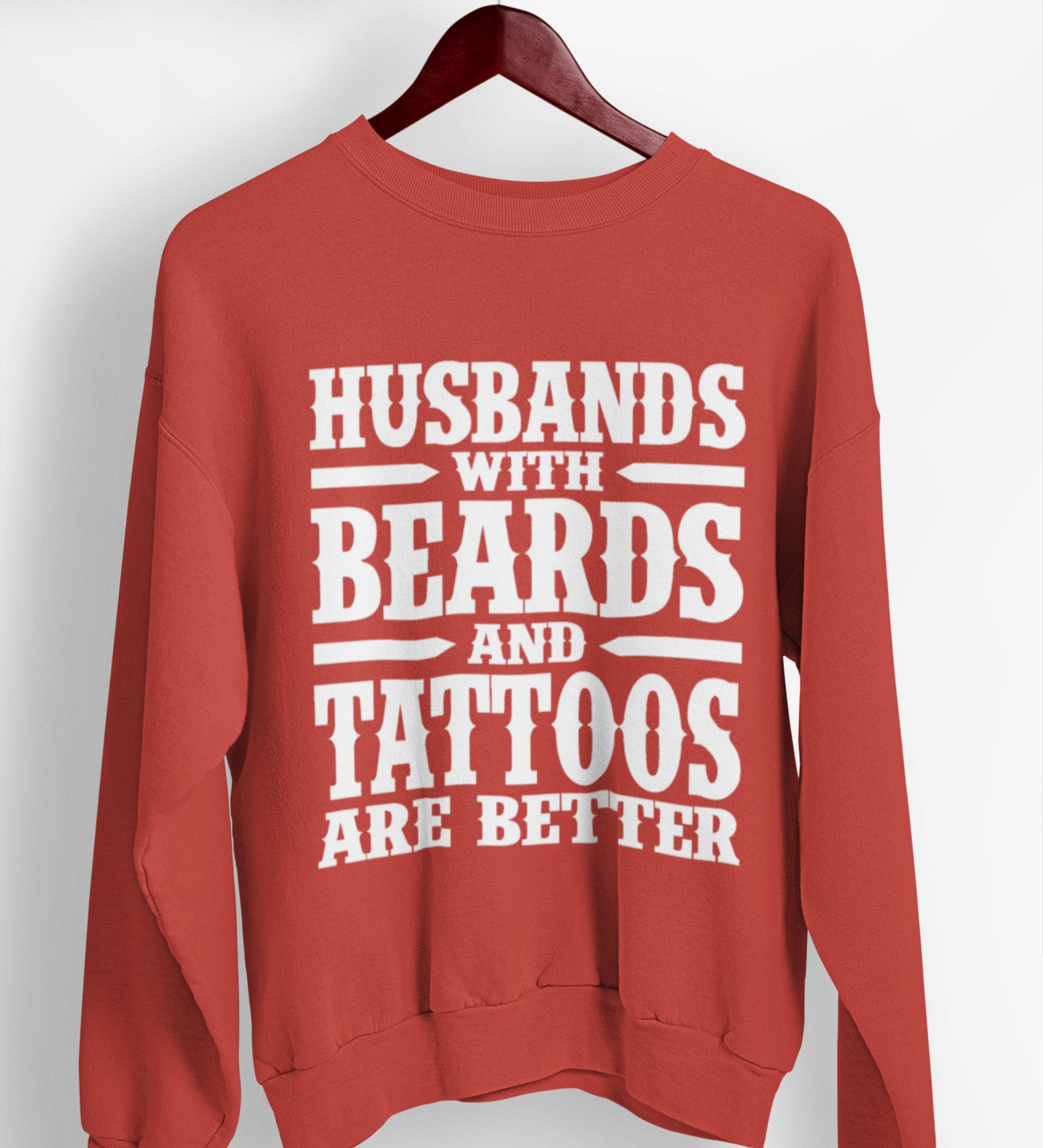 Husbands With Beards and Tattoos Sweatshirt for Women Tattoo - Etsy Husbands With Beards and Tattoos Sweatshirt for Women Tattoo - Etsy