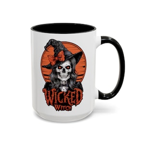 Wicked Witch Coffee Mug | Microwave and Dishwasher Safe Ceramic Cup | Trendy Spooky Funny Halloween Witchy Vibes Decor Gift For Her