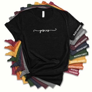 Pisces Shirt | Shirts For Women | Astrology Zodiac Sign Horoscope February March Teen Teenage Girl Gift For Mom Birthday Tshirt