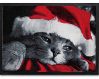 Fußmatte Katze "Weihnachtskatze"