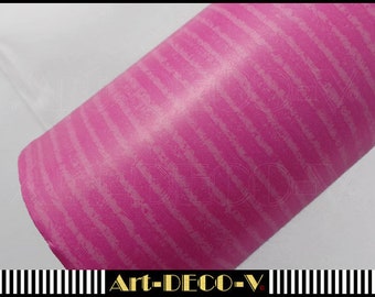 WRAPPING PAPER #23 Pink gestreift | Weiß