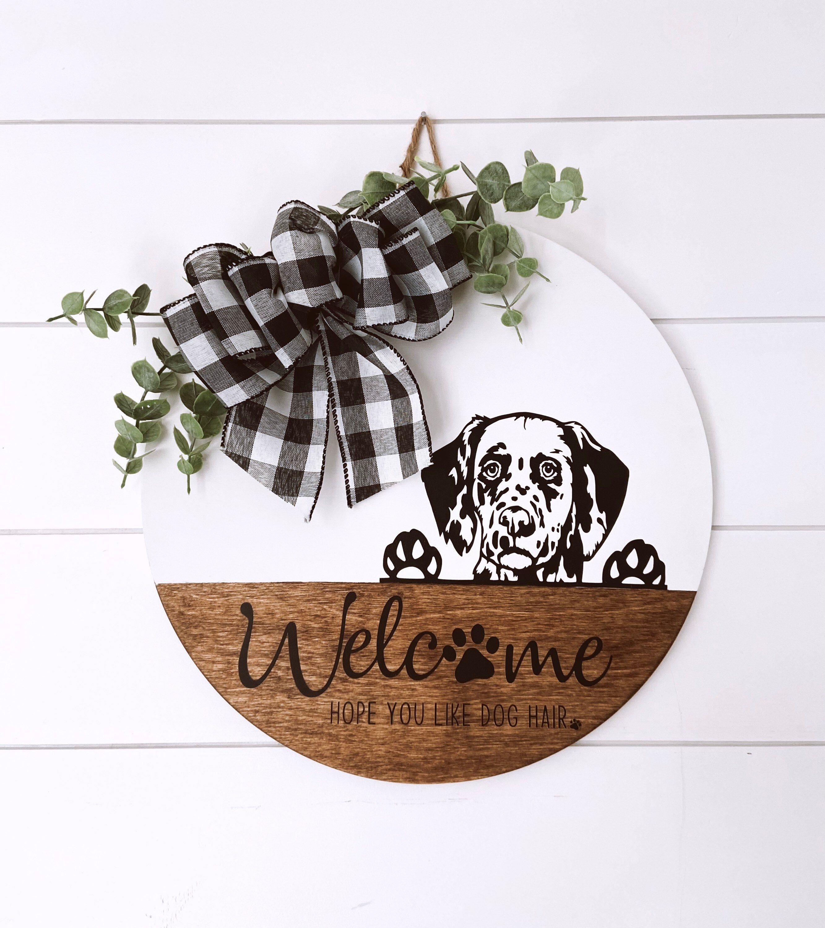 Custom made dog sign Etsy