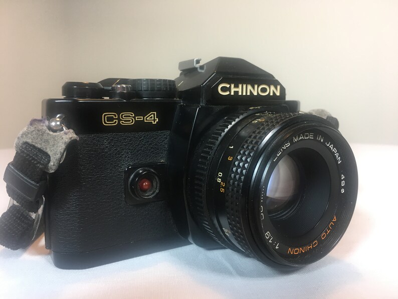 Vintage Chinon Cs 4 Slr 35mm Film Camera - 