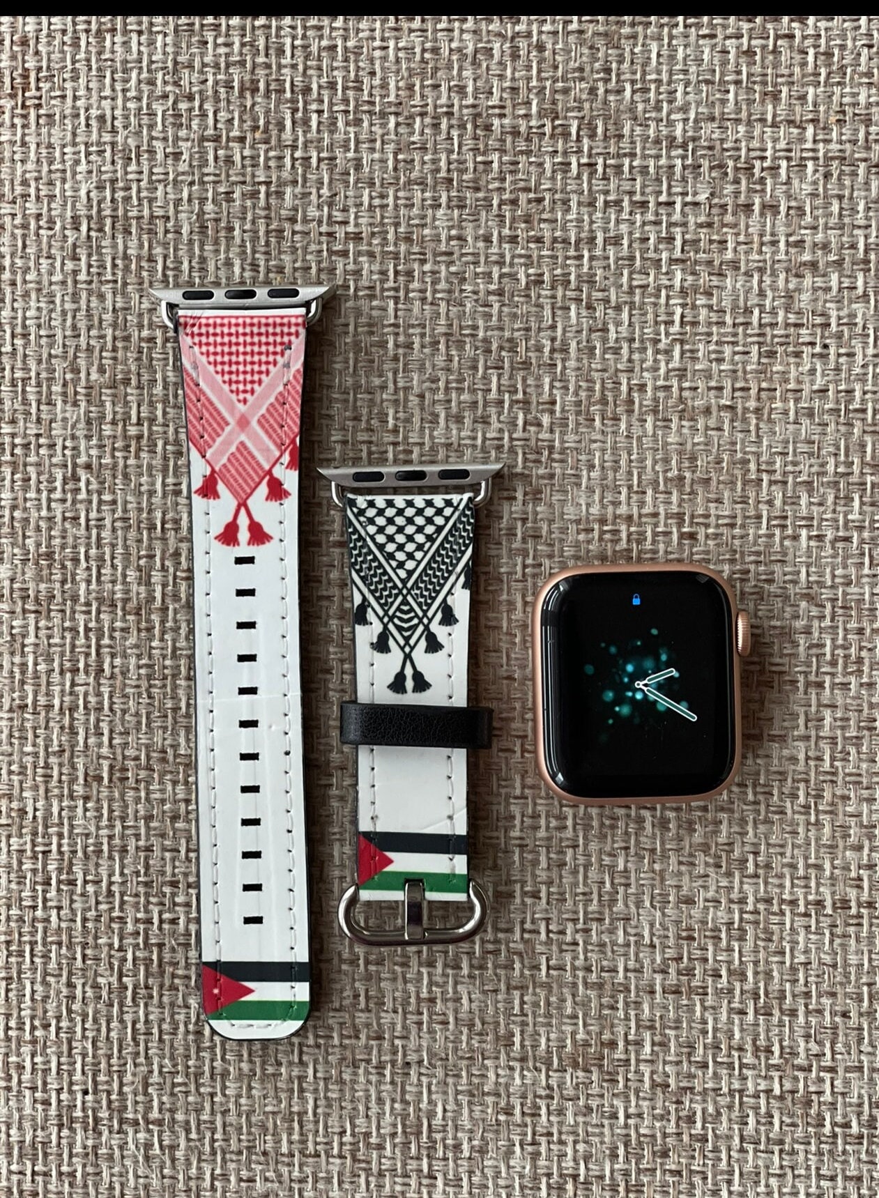 Jordan Supreme Wallpaper Custom Genuine Leather Apple Watch Band