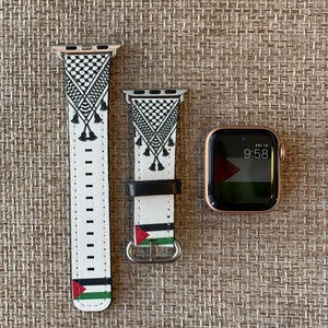 Palestine kufiya Apple Watch band