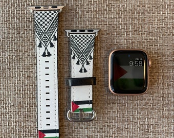 Palestine kufiya Apple Watch band