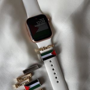 Apple watch band accessory (charm) Palestine flag