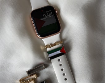 Apple watch band accessory (charm) Palestine flag