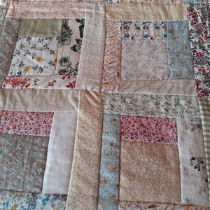 Patchworkdecke, Quilt, Sofadecke, Tagesdecke, Steppdecke Bild 4