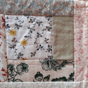 Patchworkdecke, Quilt, Sofadecke, Tagesdecke, Steppdecke Bild 6