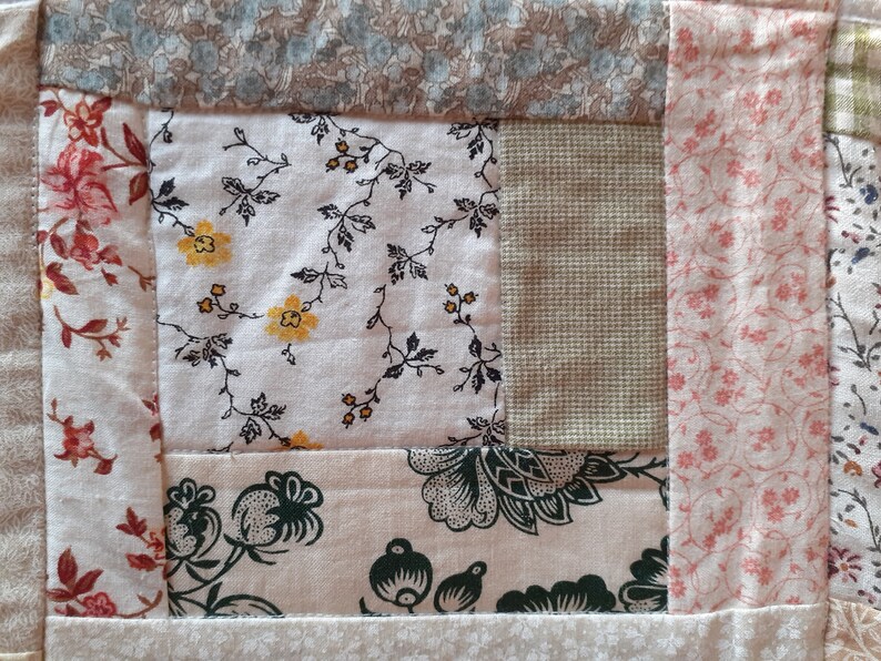 Patchworkdecke, Quilt, Sofadecke, Tagesdecke, Steppdecke Bild 6