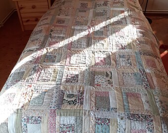 Patchworkdecke, Quilt, Sofadecke, Tagesdecke, Steppdecke