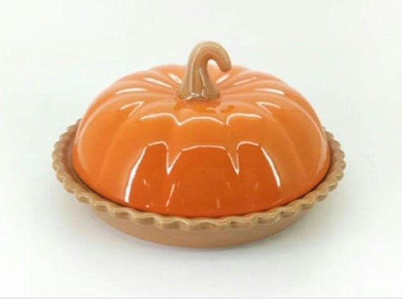 Easy Grip Bake and Serve Pumpkin Pie Dish With Lid - Etsy