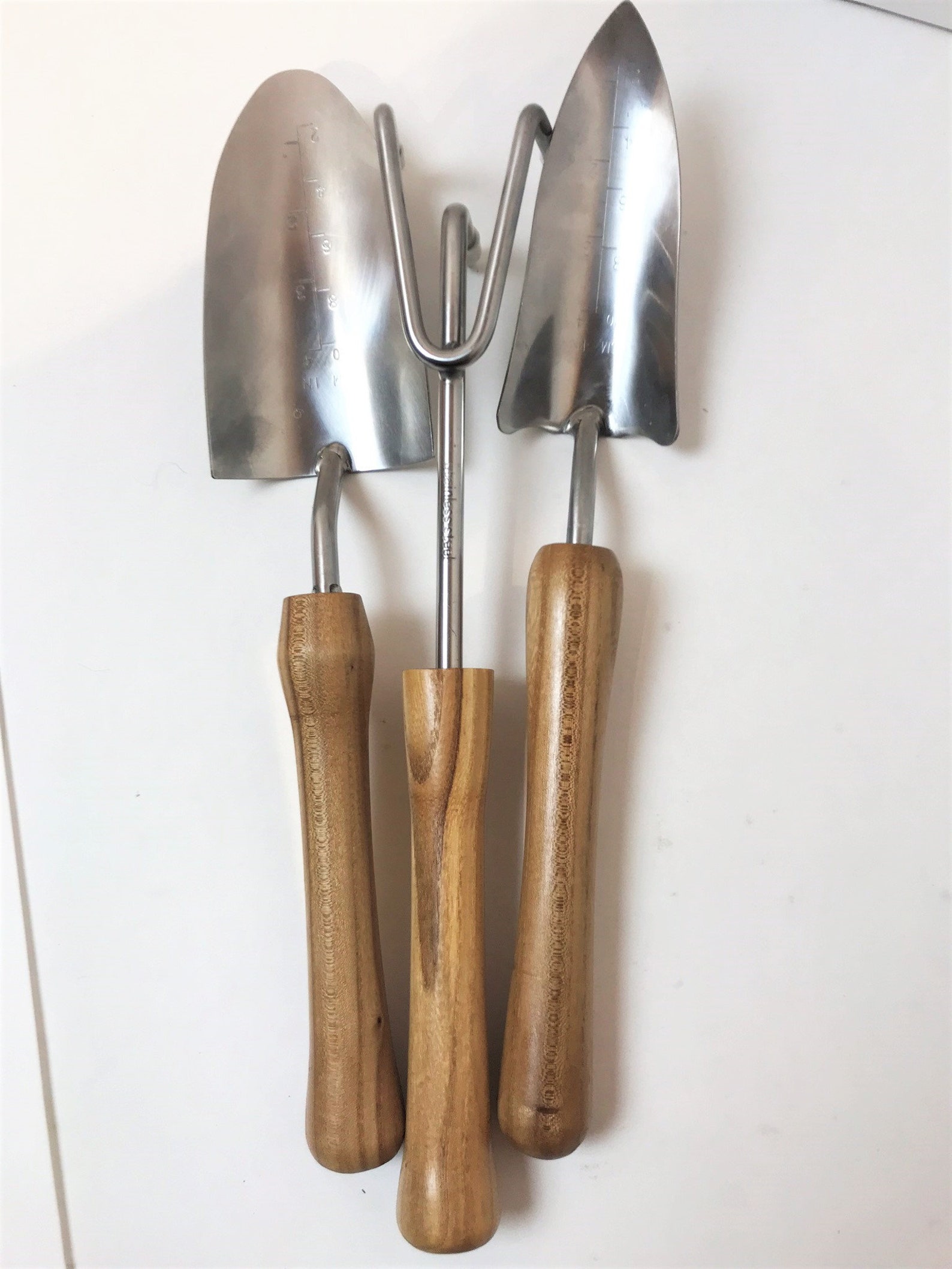 Wood Handle Garden Tool Set Etsy