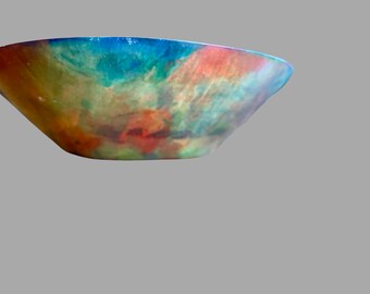 Dyed  Wood Bowl