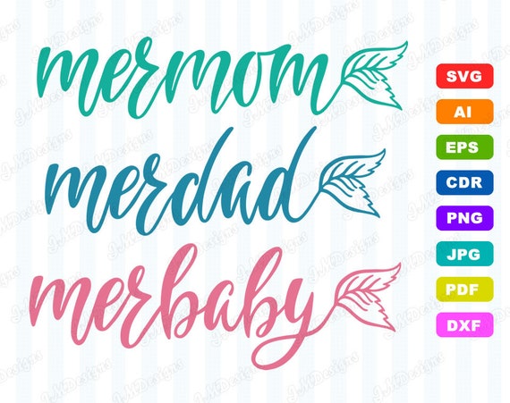 Free Free Mermaid Family Svg 446 SVG PNG EPS DXF File