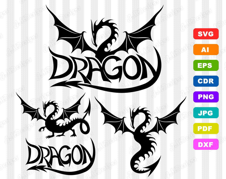 Dragon SVG Cut File