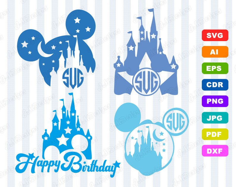 Free Free 214 Monogram Disney Castle Svg SVG PNG EPS DXF File