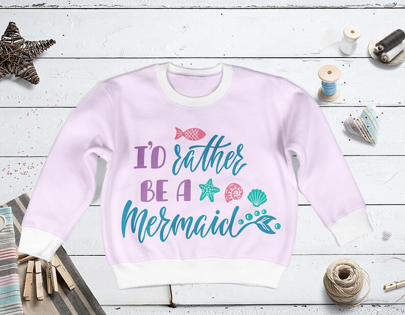 Download Mermaid Tail Word Text svg Design SVG dxf EPS AI cdr | Etsy