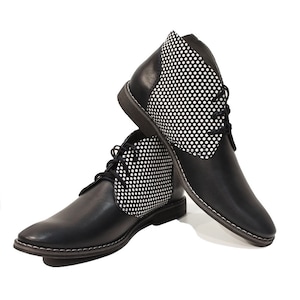 Modello Dotto - Handmade Colorful Italian Men Shoes Black