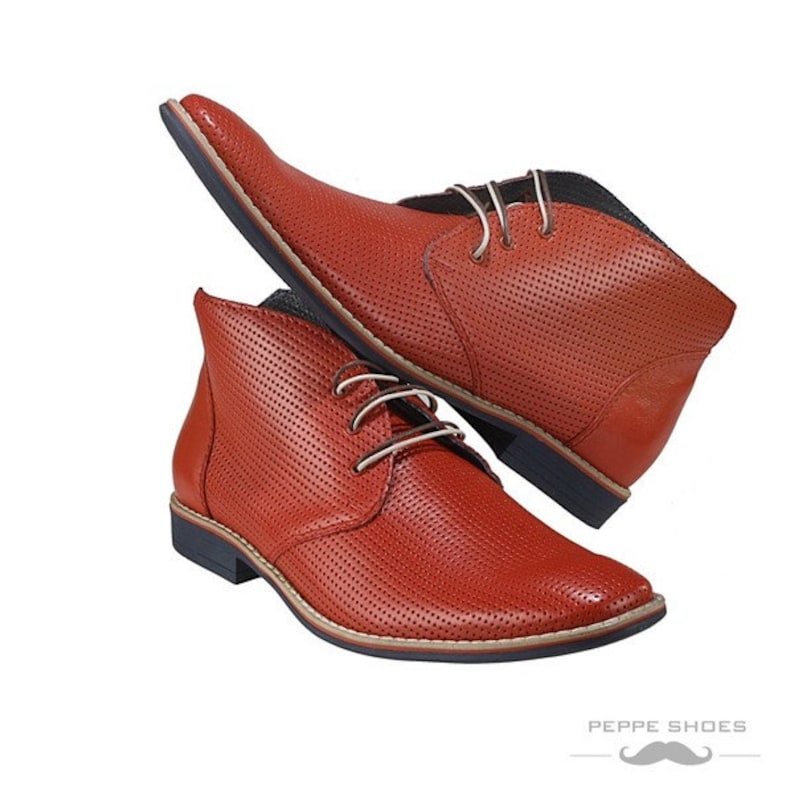 Modello Lecce Handmade Colorful Italian Men Shoes image 1