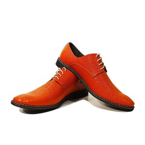 Modello Mandarino - Handmade Colorful Italian Men Shoes