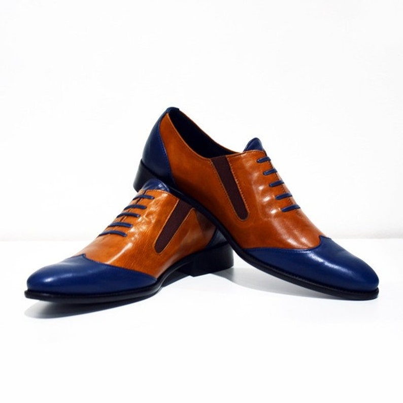 Modello Massimo Fait Main Chaussures italiennes de couleur image 1