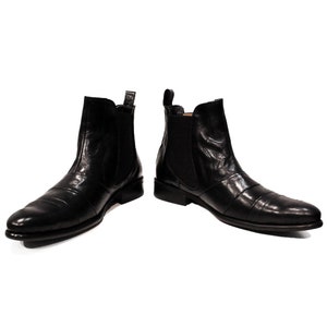 Modello Bando - Handmade Colorful Italian Men Shoes Black