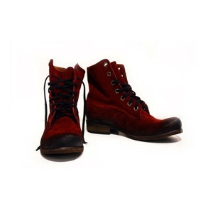 Modello Gilardo - Handmade Men&#39;s Shoes Italian Leather Burgundy