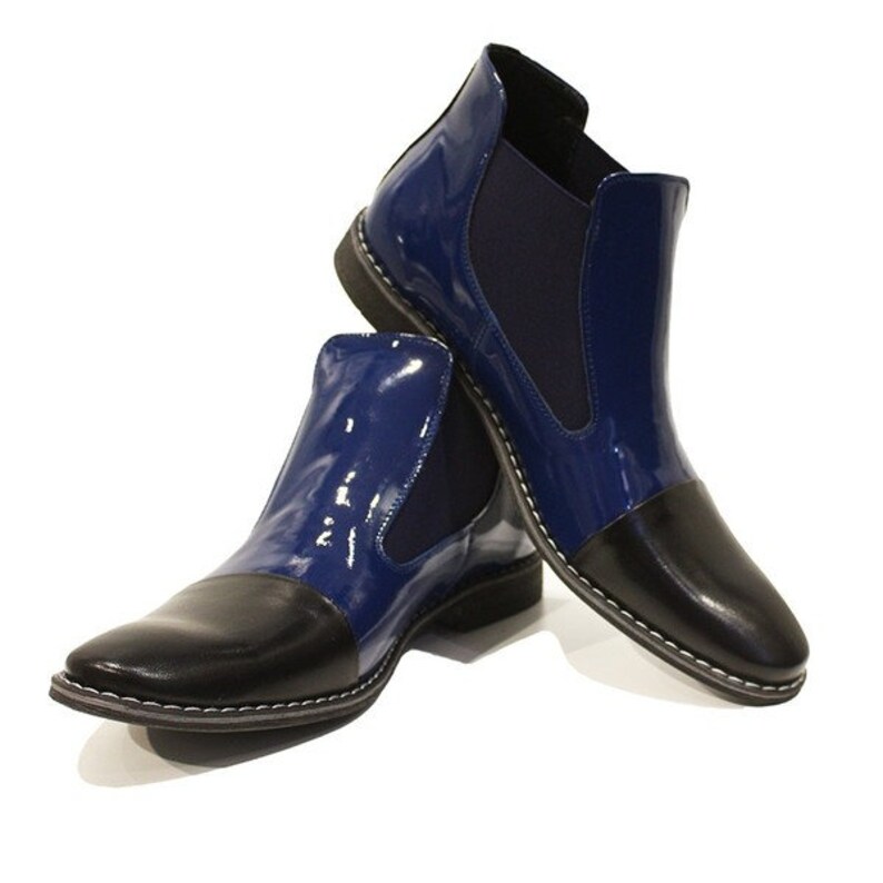 Modello Zaffiro Handmade Colorful Italian Men Shoes