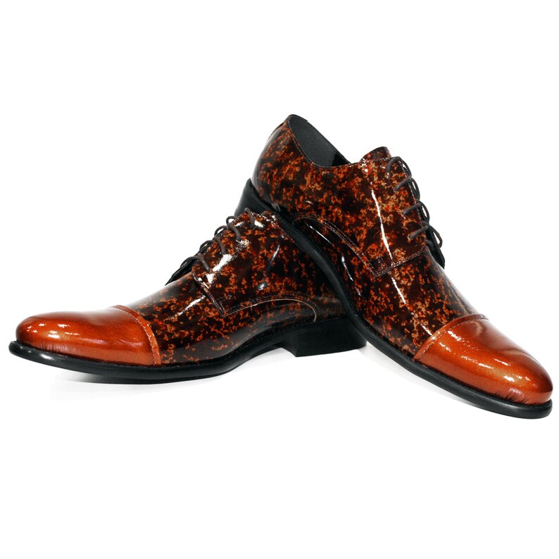 Handmade Colorful Italian Men Shoes Modello Trivia