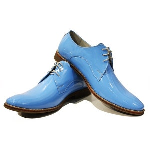 Modello Cologno Handmade Colorful Italian Men Shoes image 1