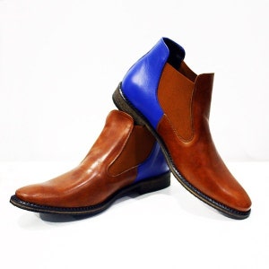 Modello Ceglie Handmade Colorful Italian Men Shoes image 1