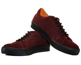 Modello Neolussio - Handmade Men's Shoes Italian Leather Burgundy