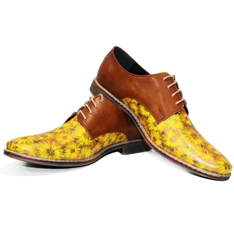 Handmade Colorful Italian Men Shoes Modello Seamson